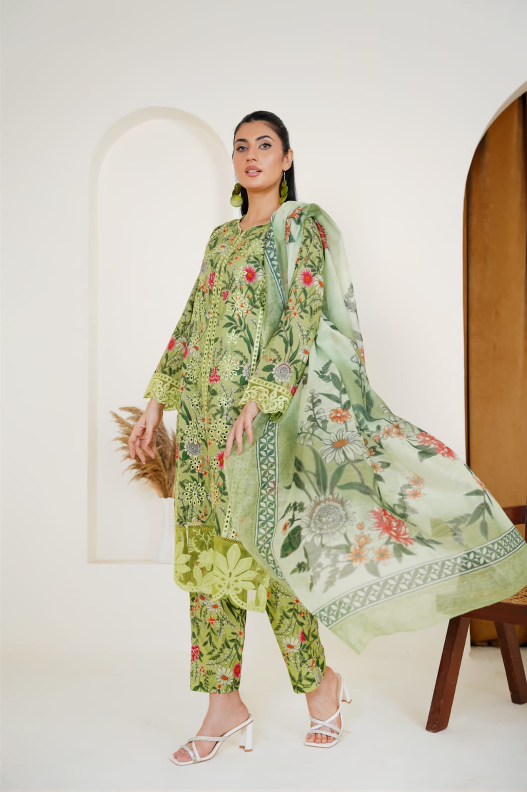 LIME LUSH LUXURY THREE PIECE