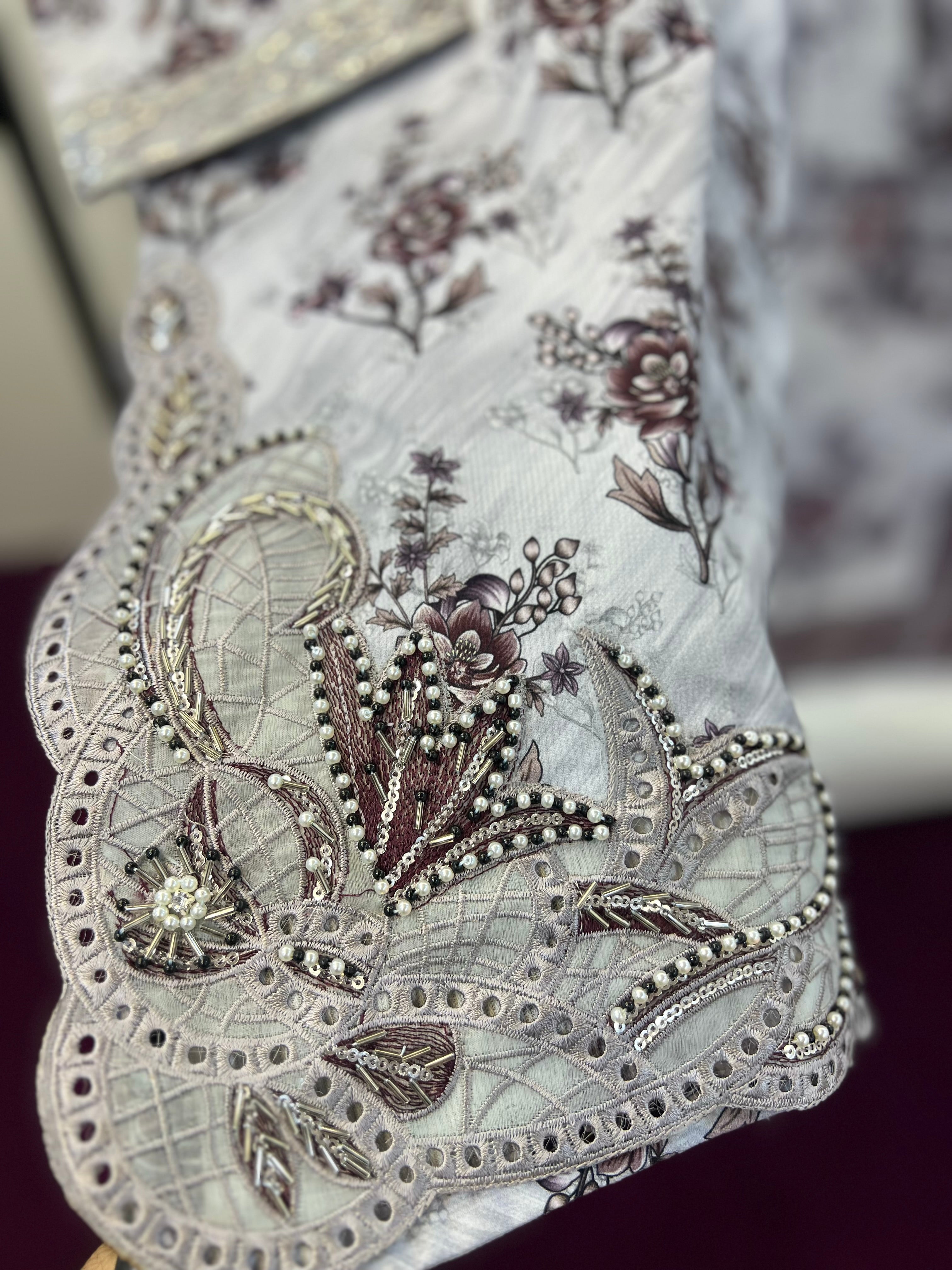 Article No D-02 Farshi shalwar Three Piece