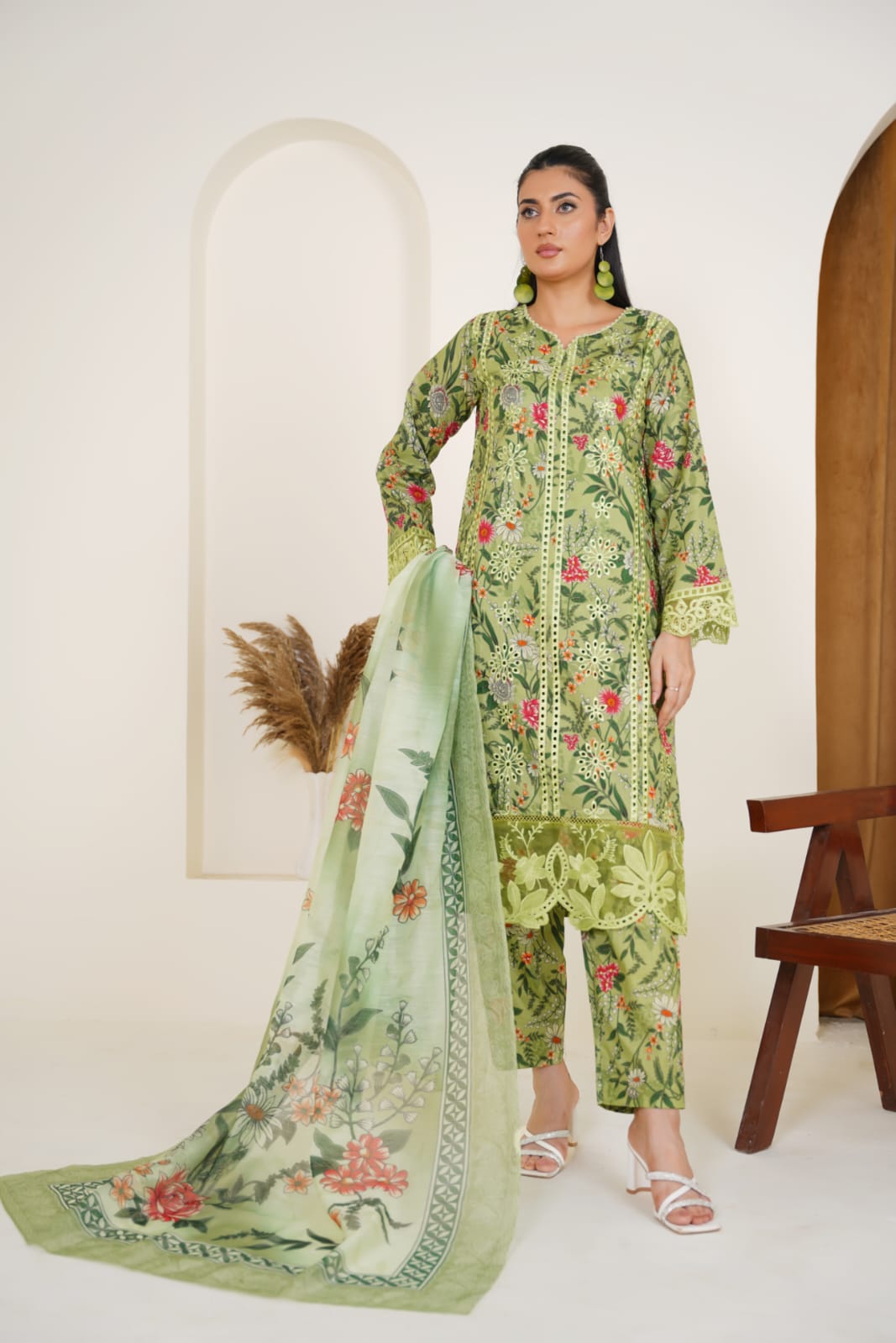 LIME LUSH LUXURY THREE PIECE