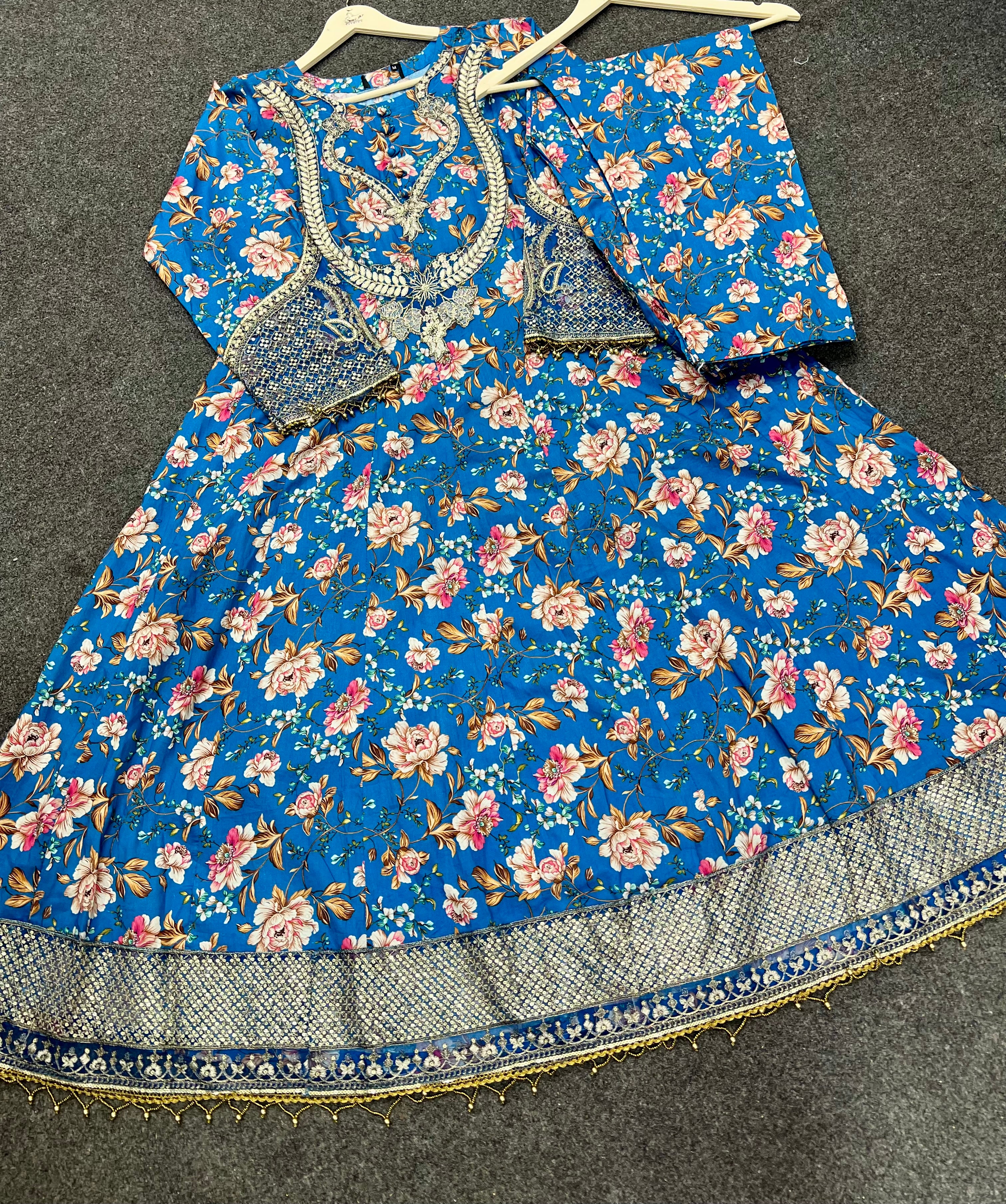 FANCY LONG FROCK TWO PIECE