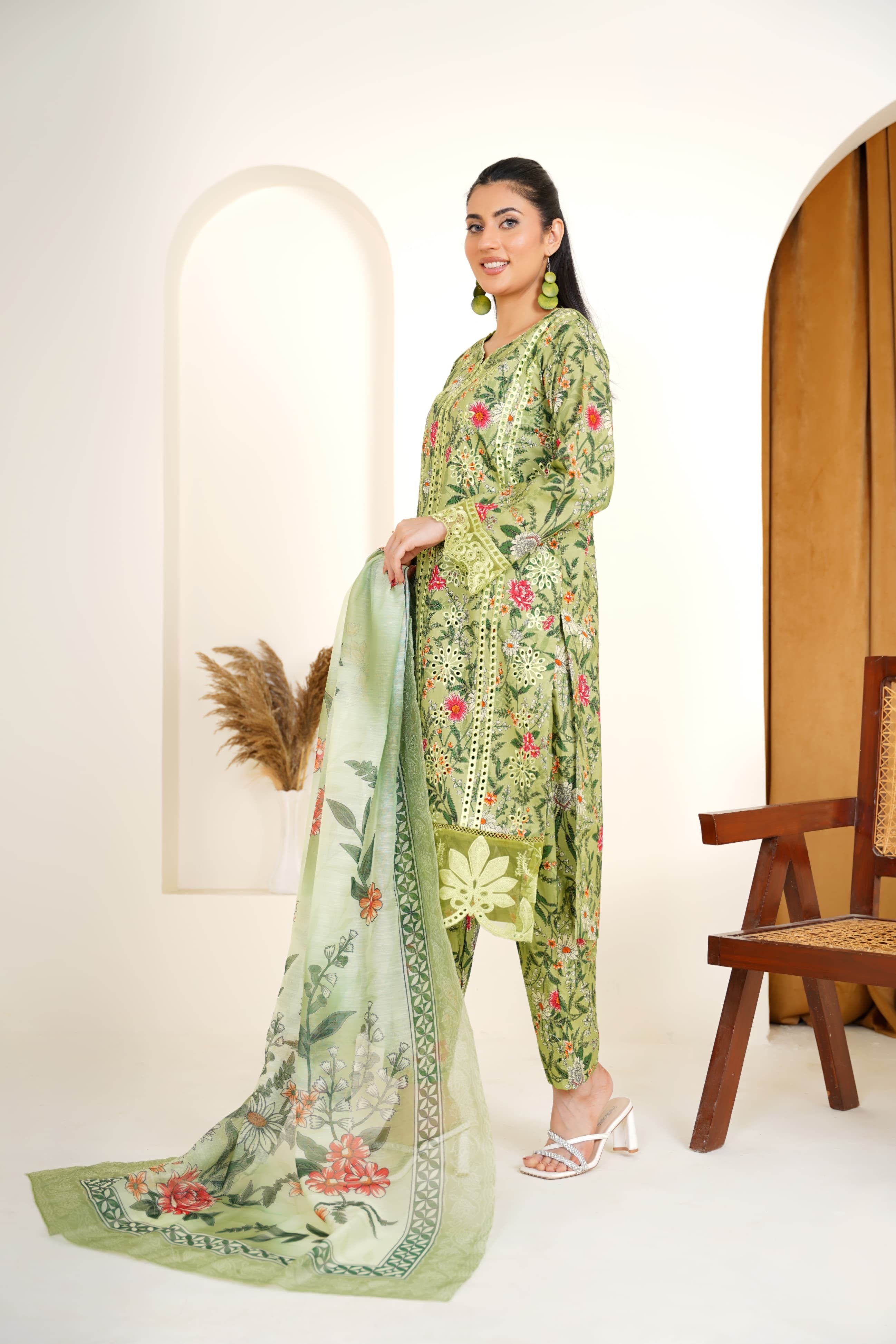 LIME LUSH LUXURY THREE PIECE