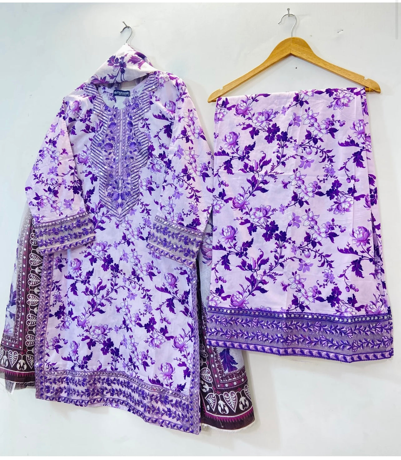 ANEELA'S LUXURY THREE PIECE
