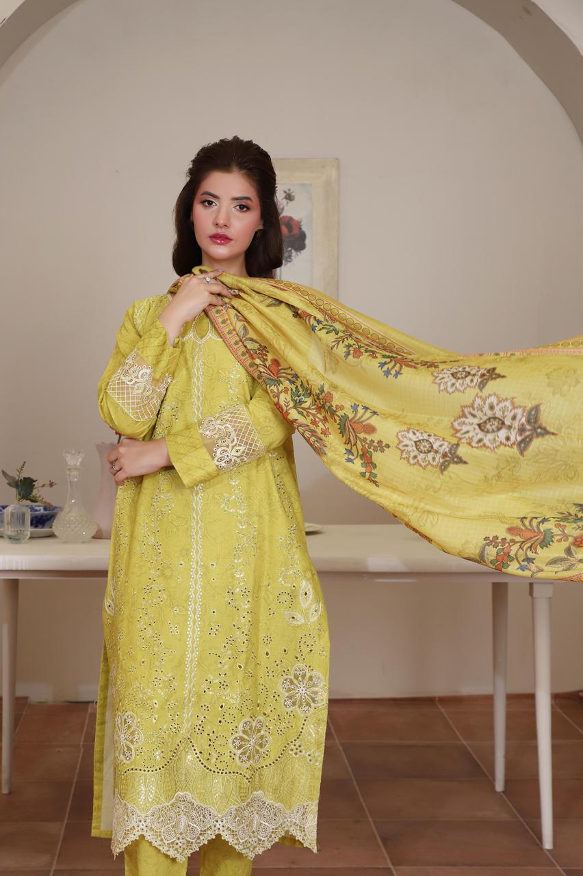 Sunflower – 3-Piece Lawn Suit