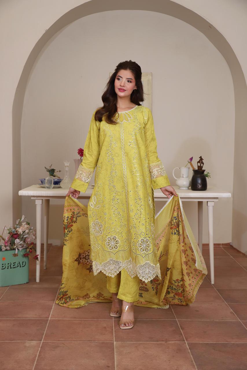 Sunflower – 3-Piece Lawn Suit