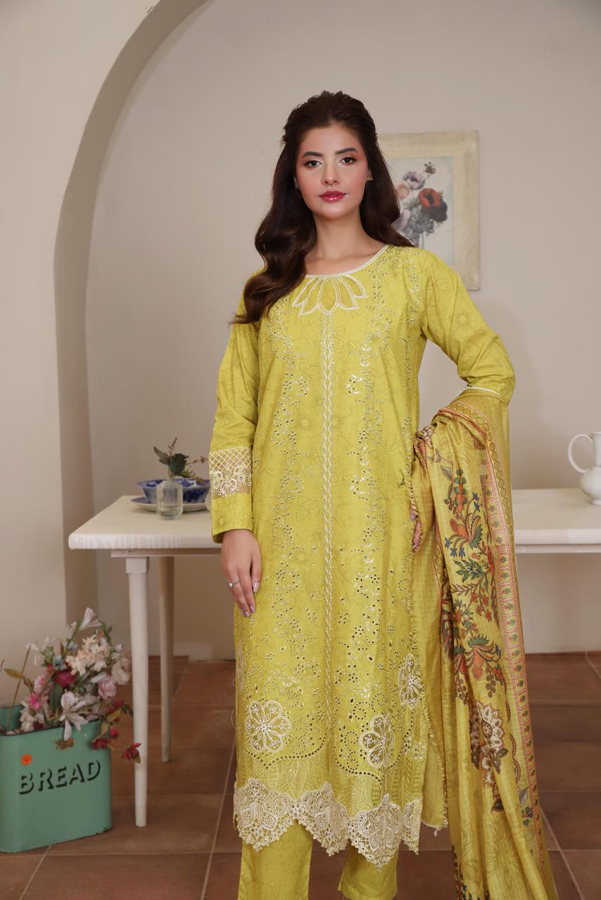 Sunflower – 3-Piece Lawn Suit