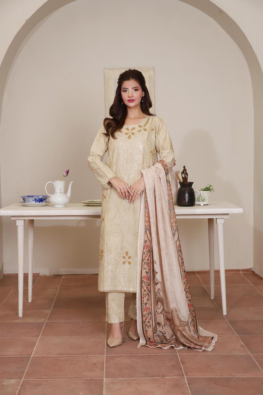 Semaab – 3-Piece Lawn Suit