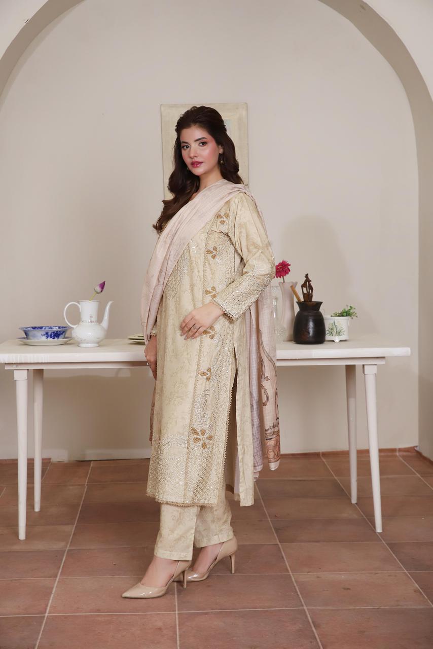 Semaab – 3-Piece Lawn Suit