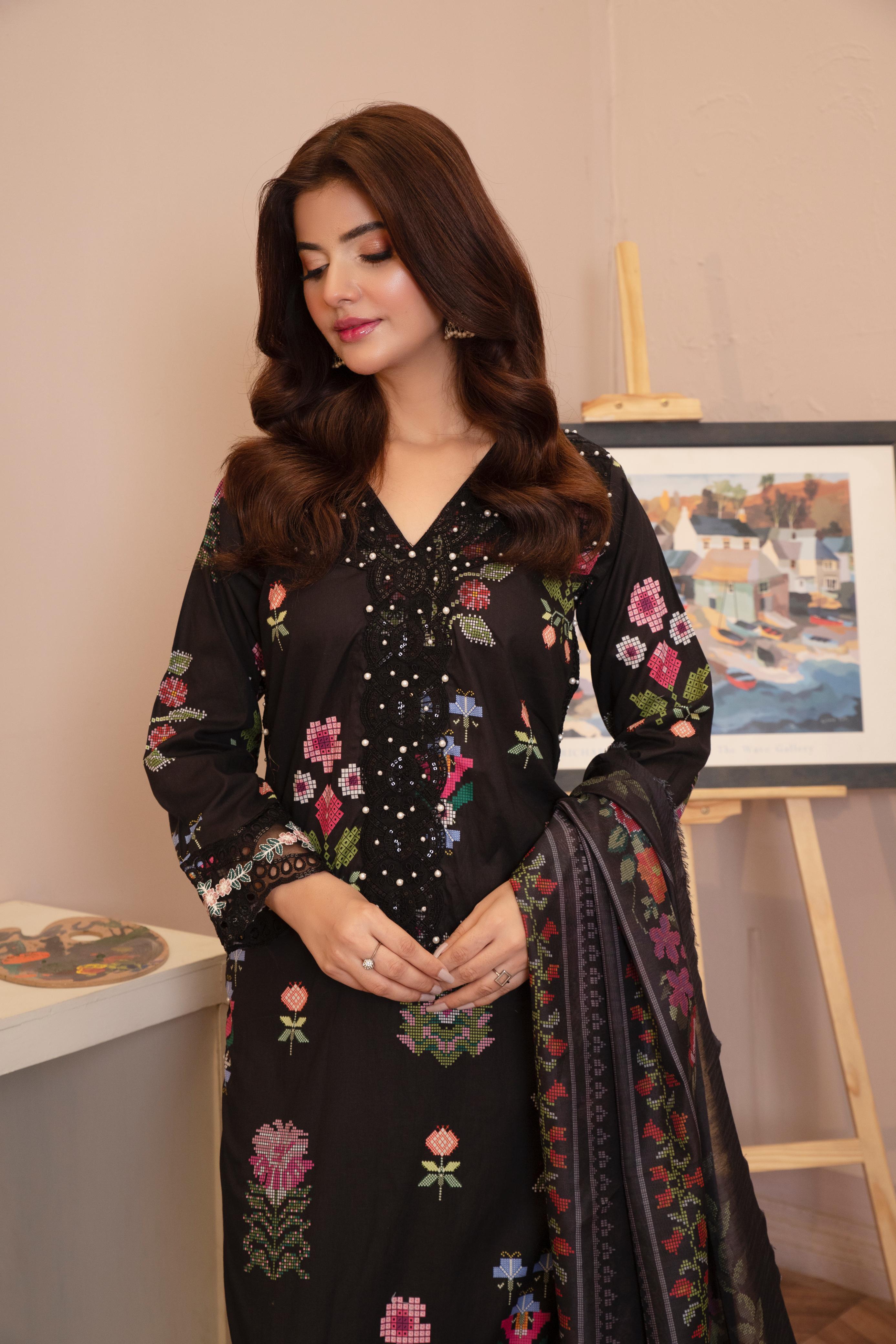 Seemab – 3-Piece Lawn Suit