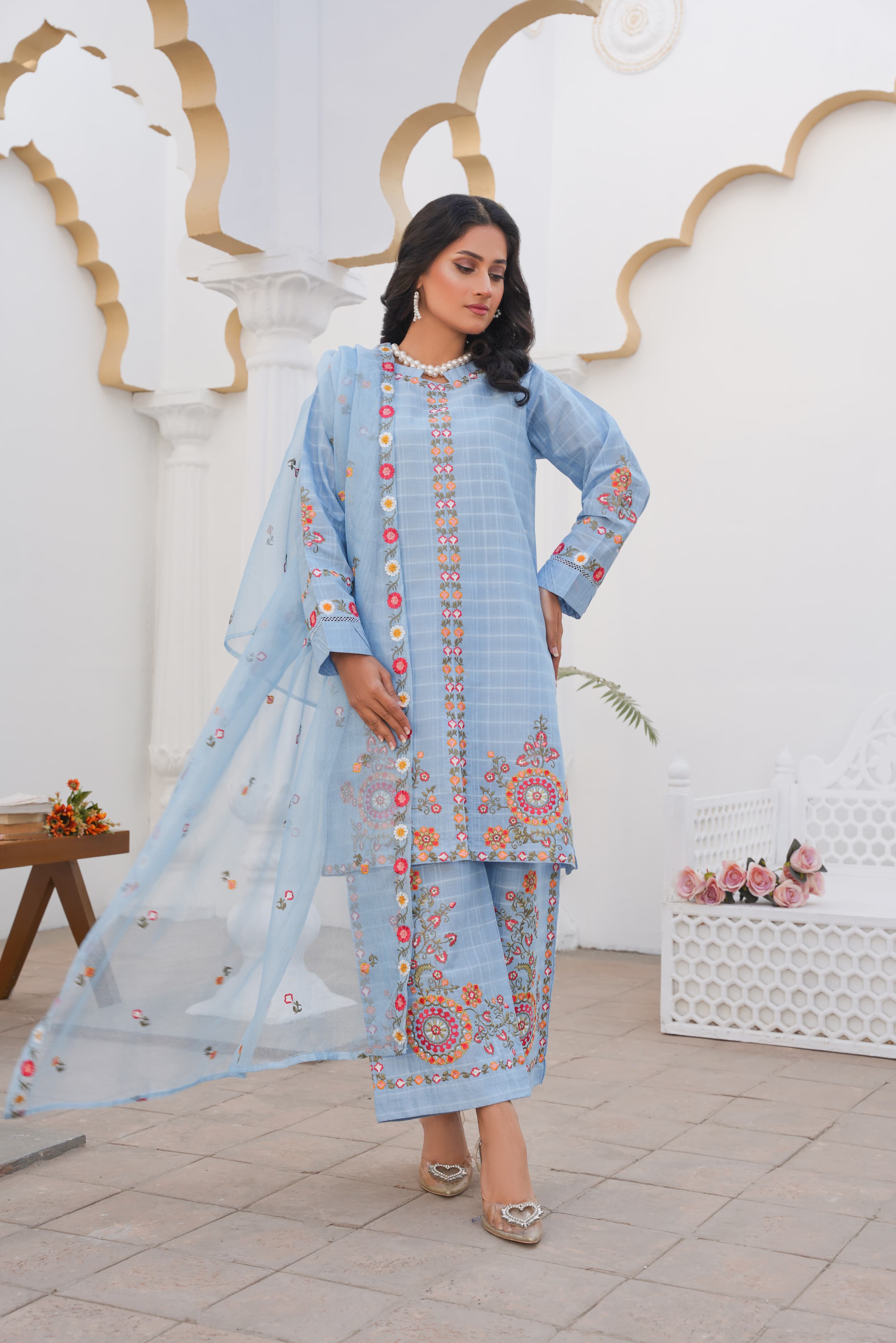 LUXURY THREE PIECE EID FESTIVE